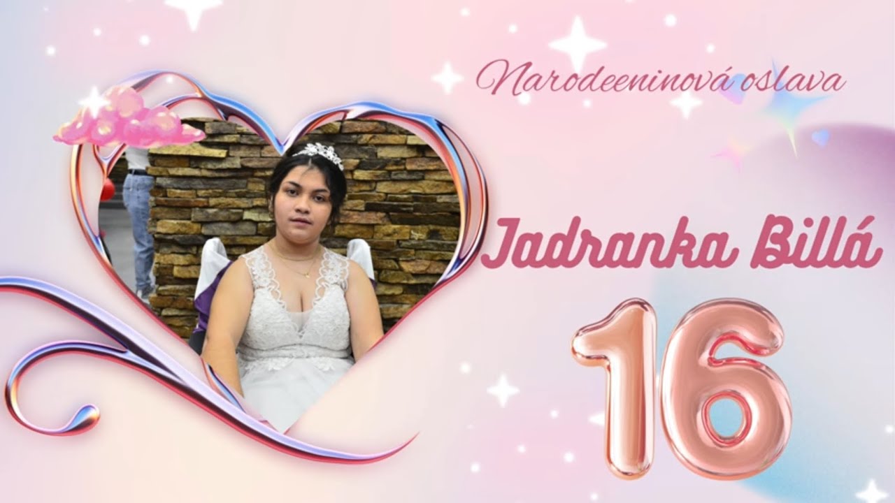 Jadranka Billa*Narodeninová oslava *Kameraman 0948155638