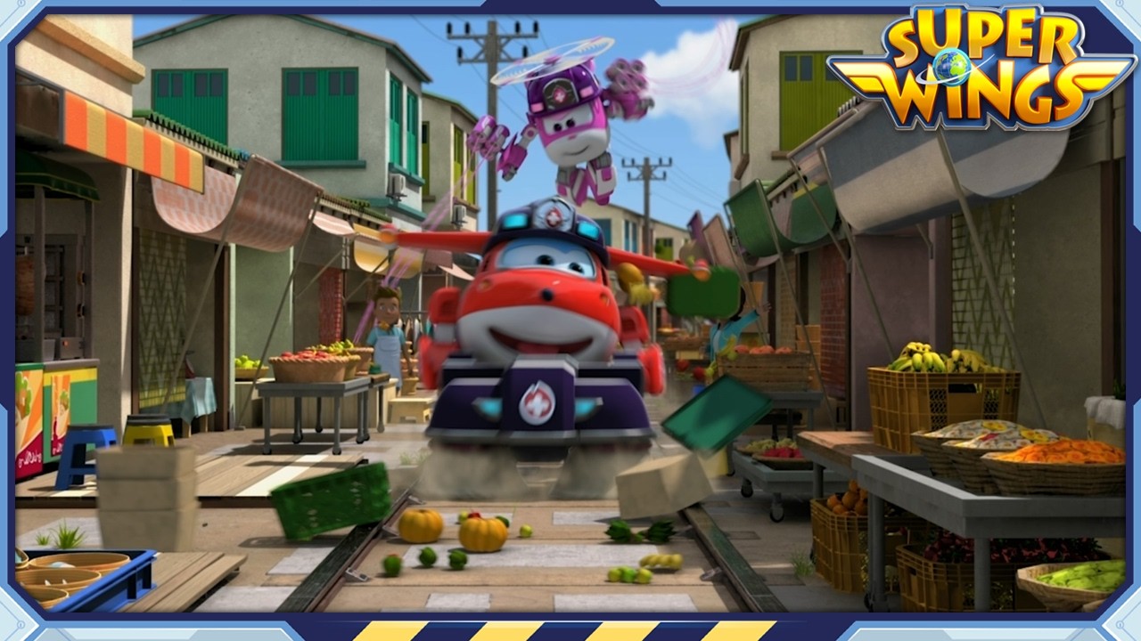 Superwings | S3 | วุ่นวายที่ตลาดแม่กลอง | ตอนที่ 15