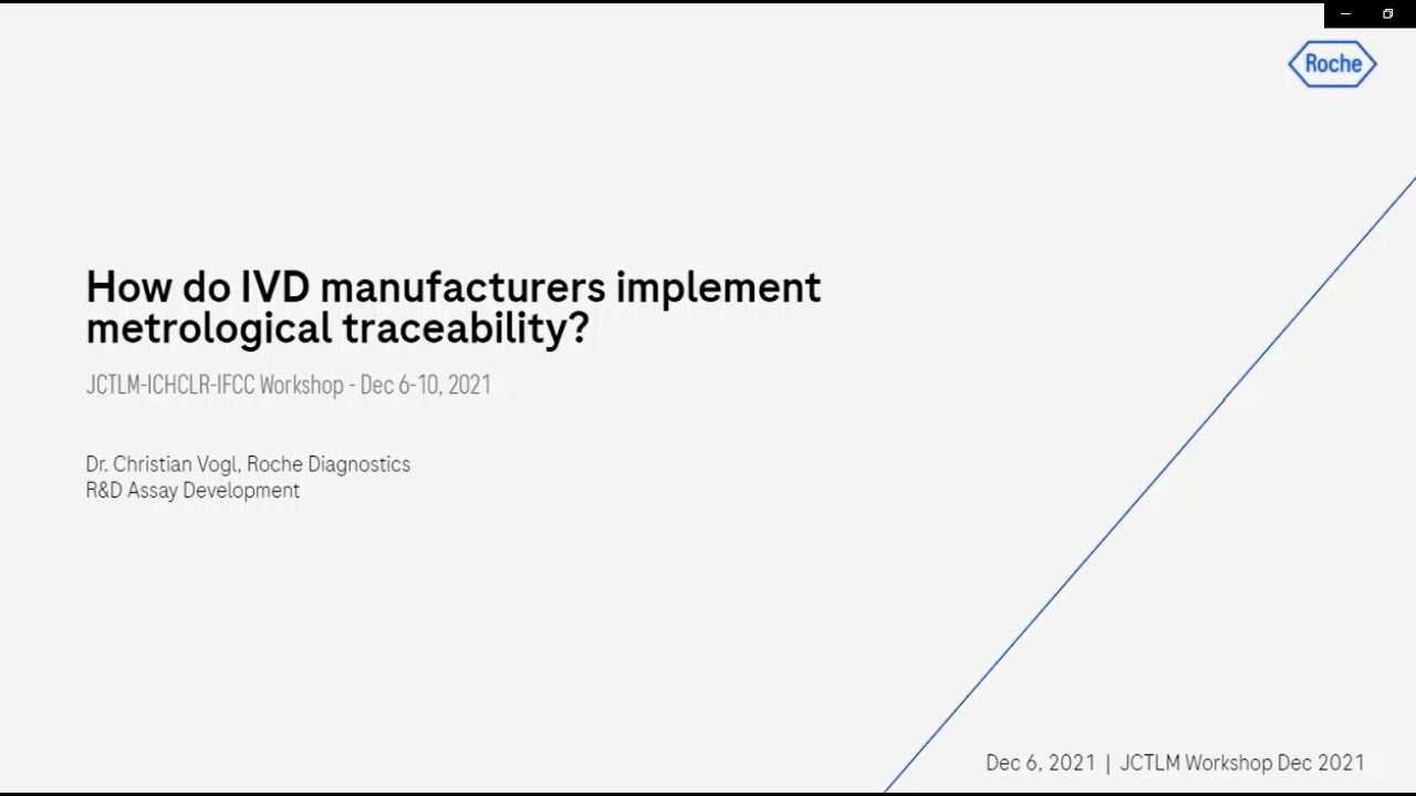 How do IVD manufacturers implement metrological traceability?