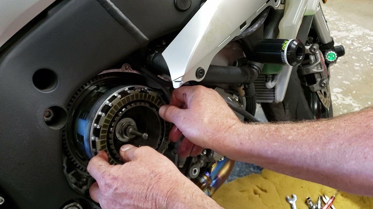 ZX10R How To Replace The Clutch Part 2