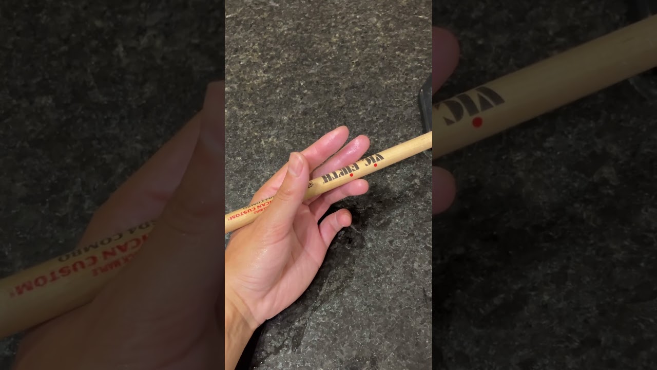 How To Hold A Drum Stick With Traditional Grip