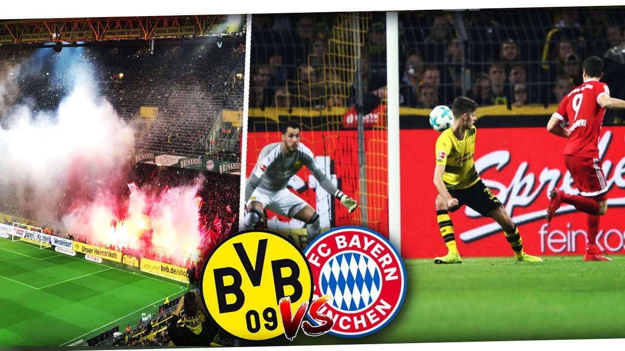PYRO im Stadion bei BORUSSIA DORTMUND vs BAYERN MÜNCHEN 1:3 🔥 Hackentor von LEWANDOWSKI⚽😱 PMTV