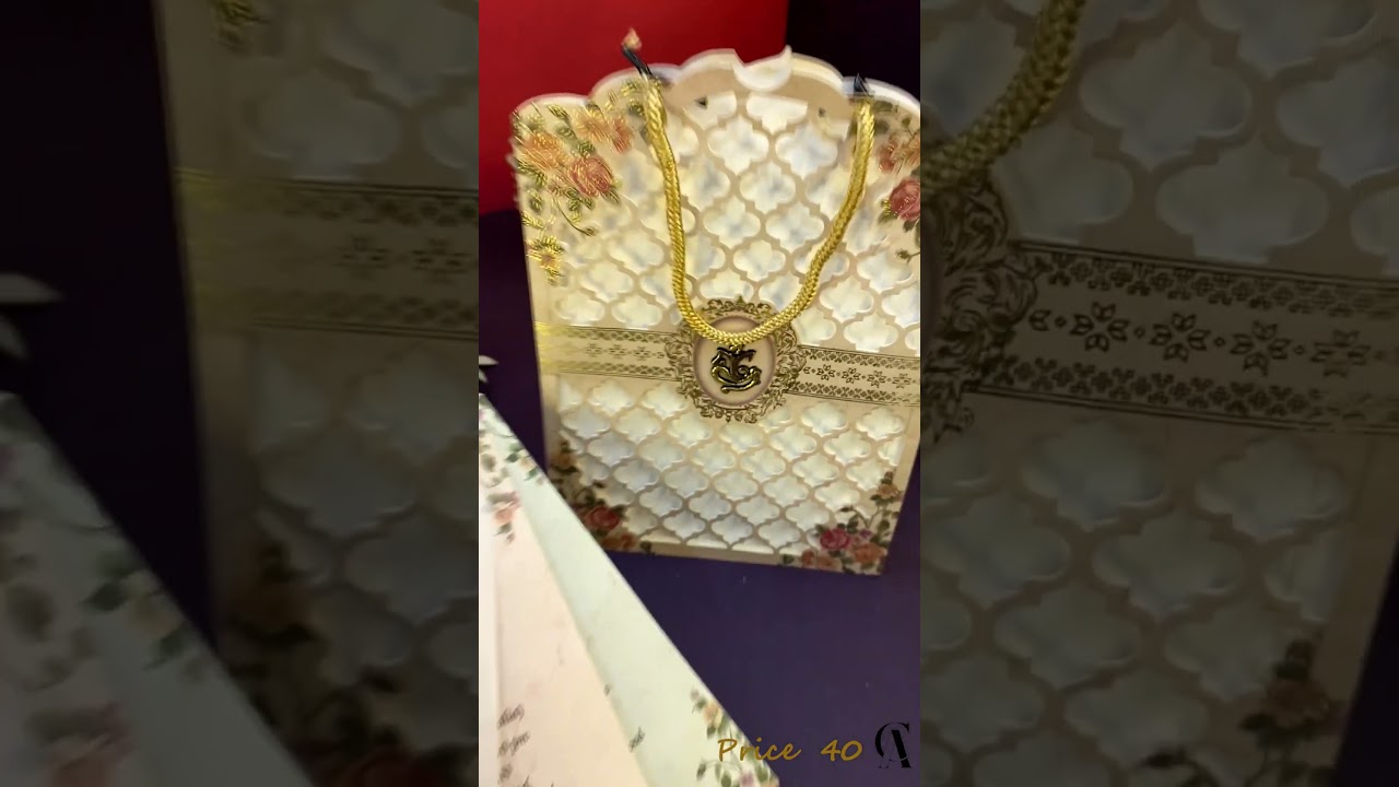 Presenting our most popular bag style invitation