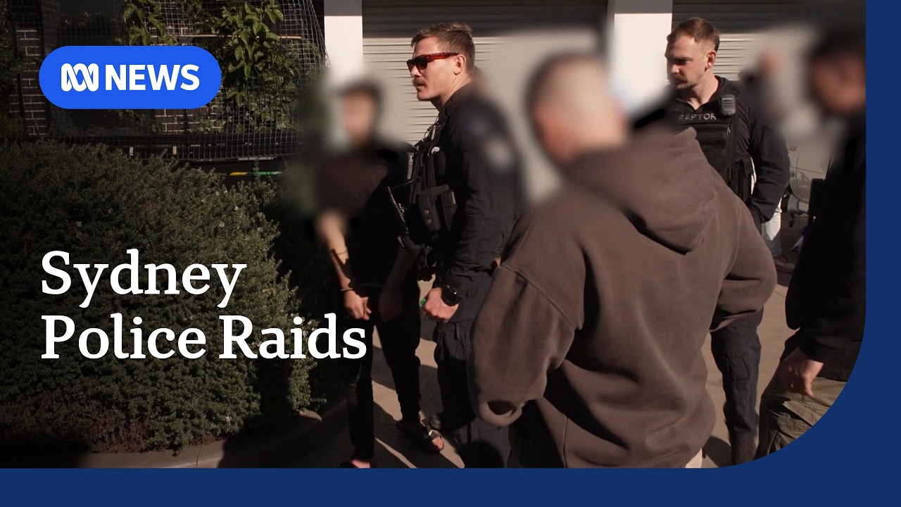 Grenades, guns and drugs seized from alleged safe house in Western Sydney | ABC NEWS