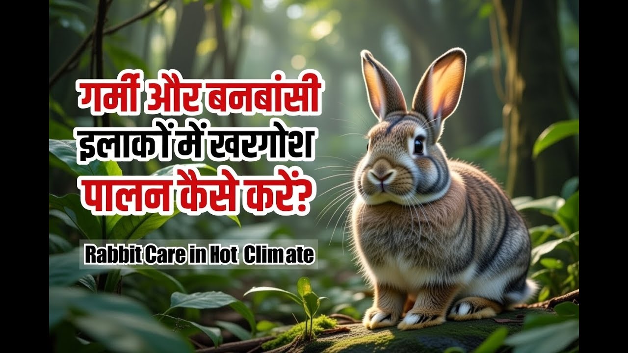 गर्मी और बनबांसी इलाक़ों में खरगोश पालन कैसे करें? | Rabbit Care in Hot Climate 🐇 @Rabbit Fun Corner