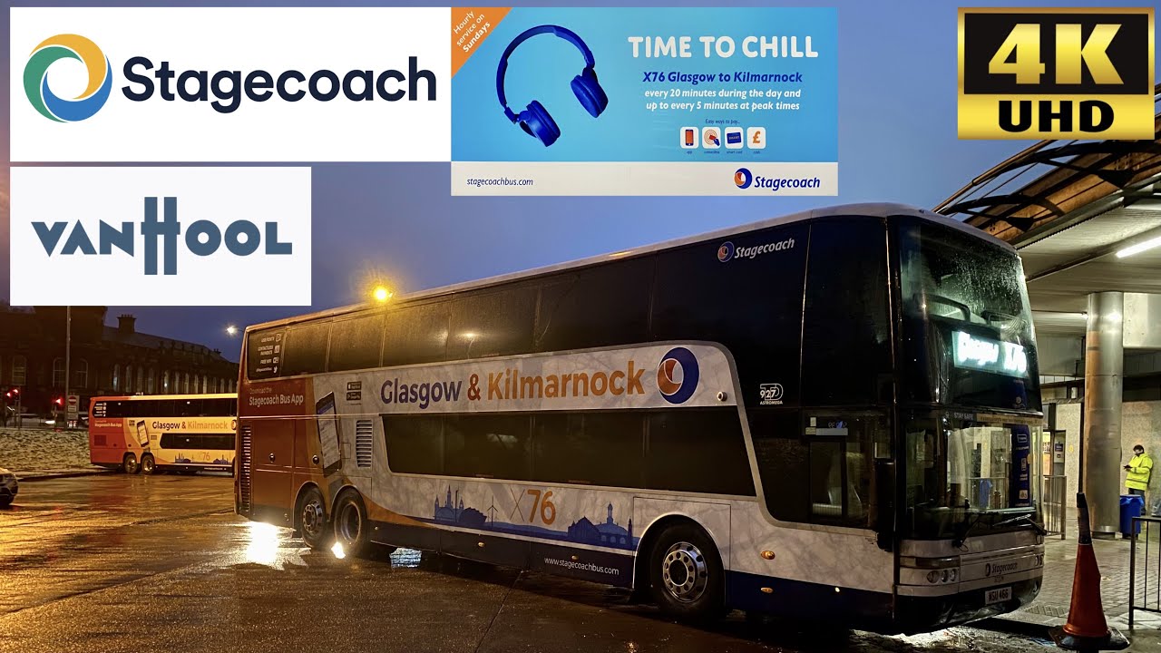 [Stagecoach West Scotland: X76 Glasgow to Kilmarnock] Van Hool Astromega TD927 (50239/MSU466)