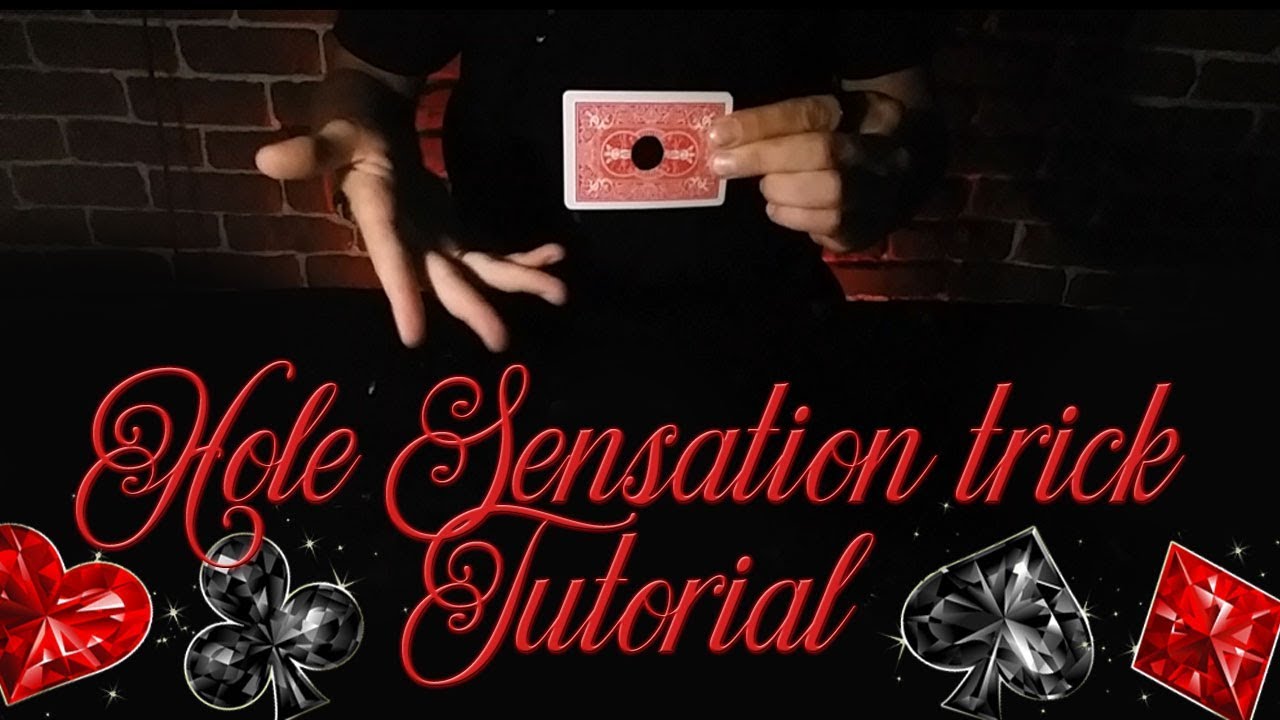 Hole Sensation // card trick // tutorial