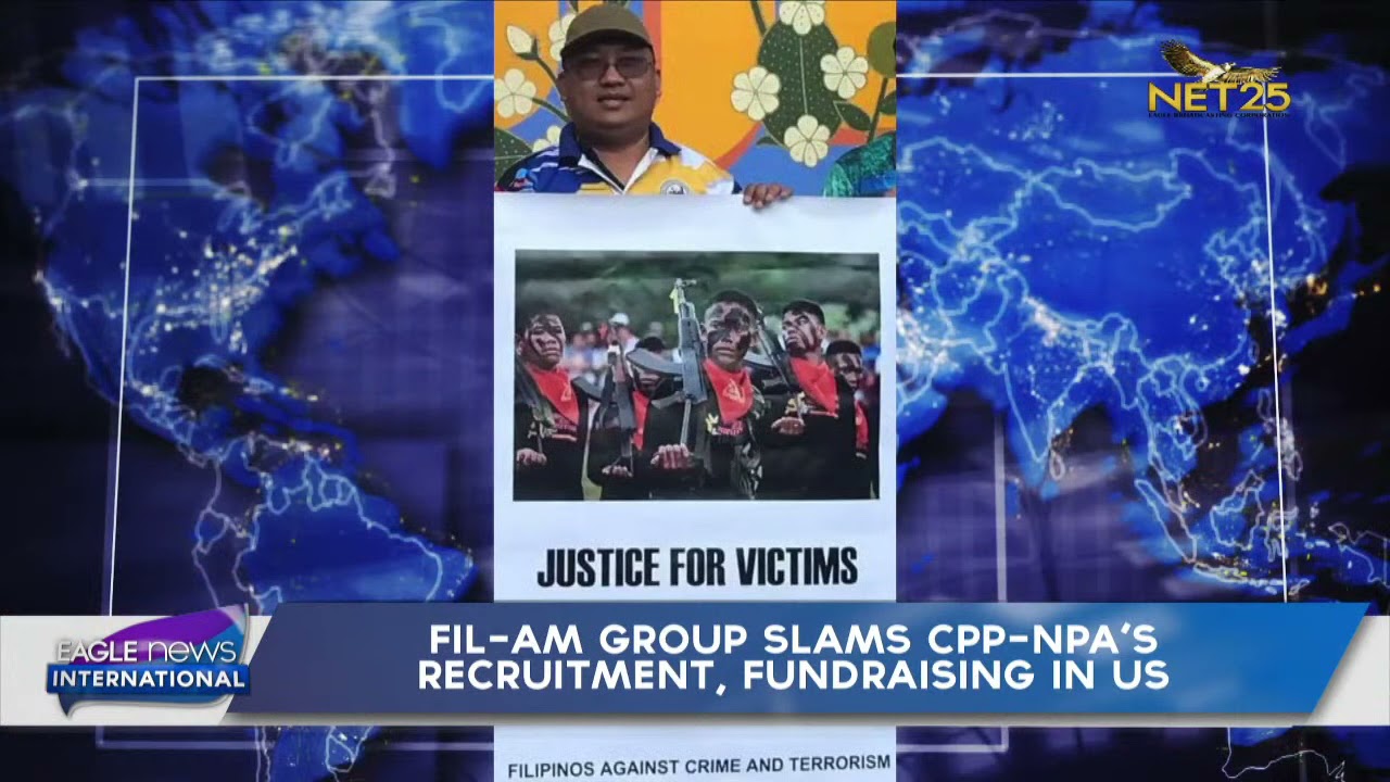 Fil-Am group slams CPP-NPA's recruitment, fundraising in US