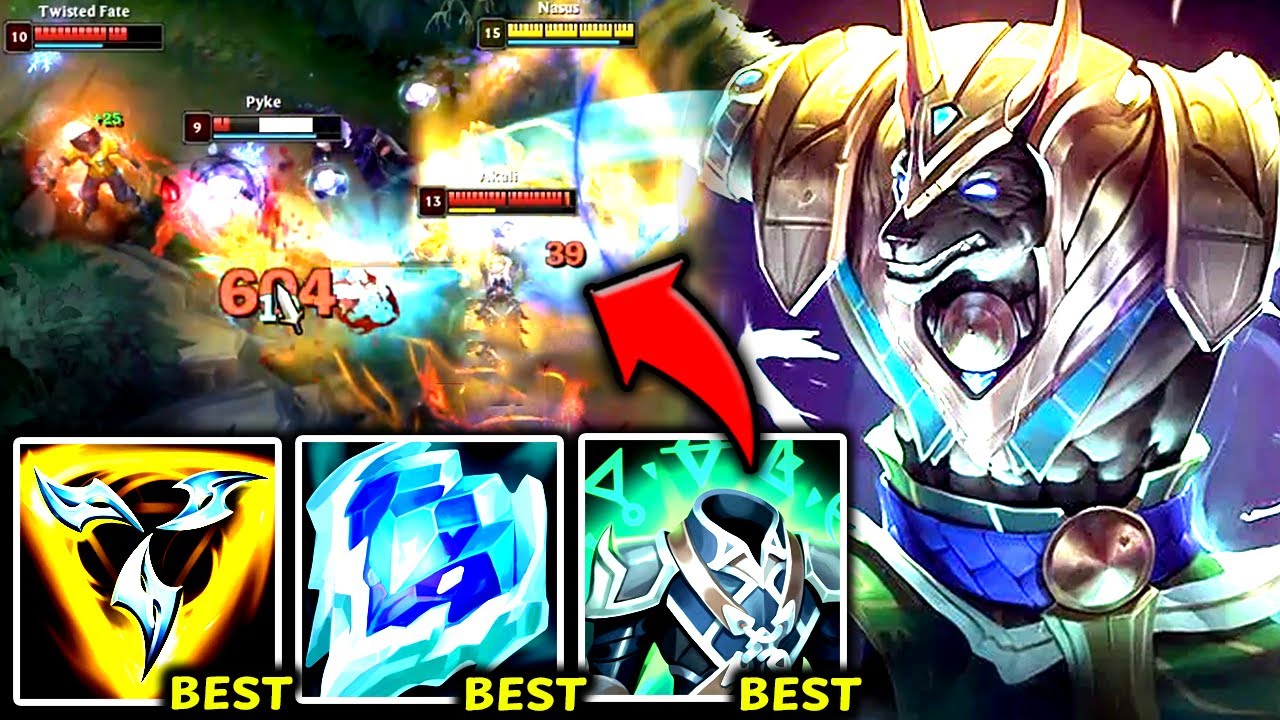 NASUS TOP IS FREE WINS AND REQUIRES NO SKILL (HIGH W/R) - S14 Nasus TOP Gameplay Guide