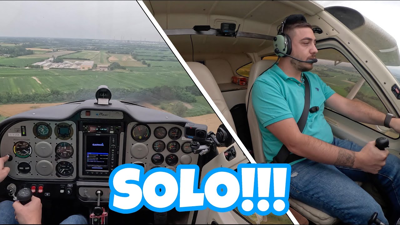 Il mio primo VOLO da SOLISTA!!! ✈️ (FIRST SOLO 👨🏻‍✈️!!!)