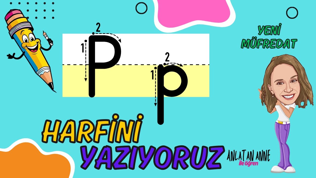 1. Sınıf “p-P” Harfinin Yazımı - P Sesini Hissetme (Yeni Müfredat) #birincisınıf #yenimüfredat