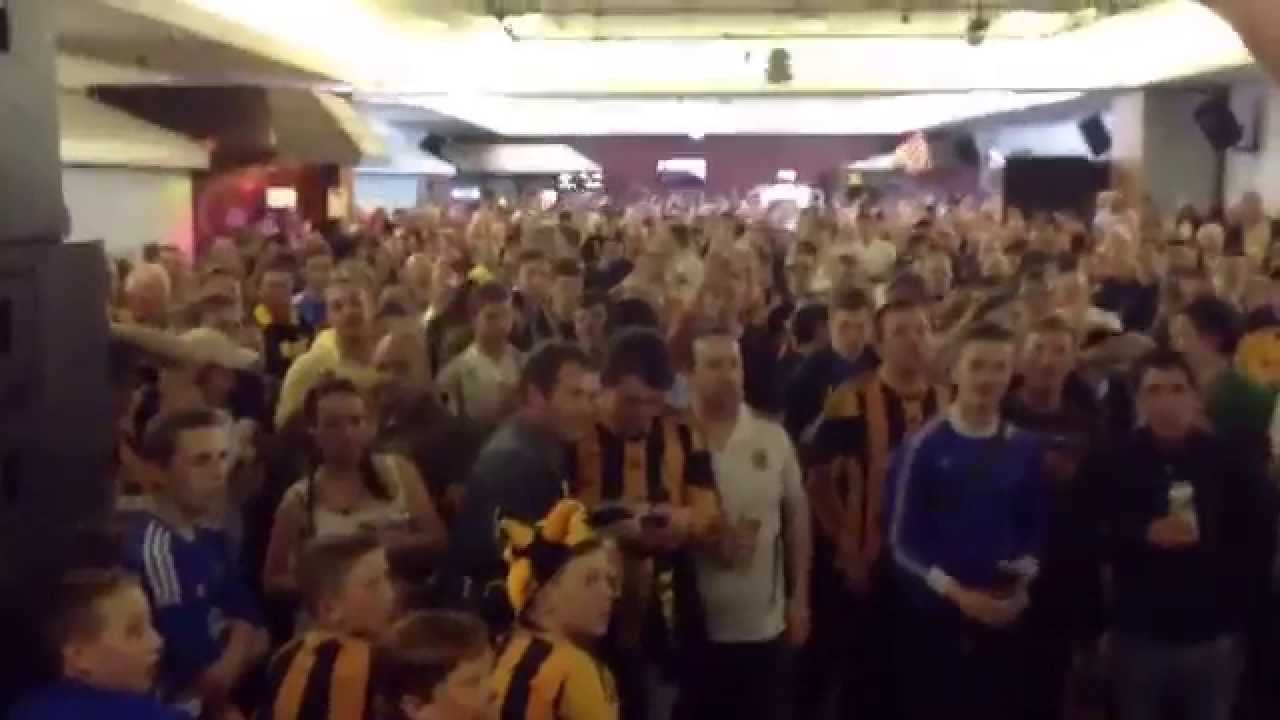 The crystal club Hull city fans FA cup - 2014