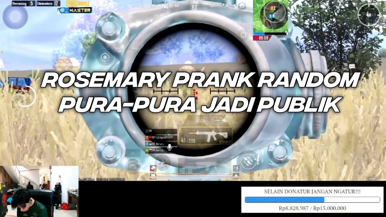 Rosemary prank random auto menggendong sampai wwcd di ultimat royal