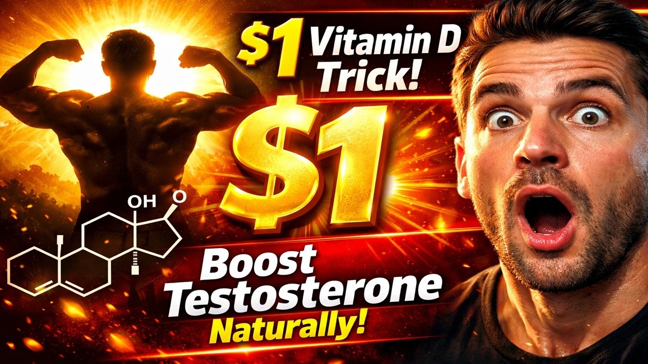 $1 Vitamin D Secret to Boost Testosterone Naturally (No Supplements!)