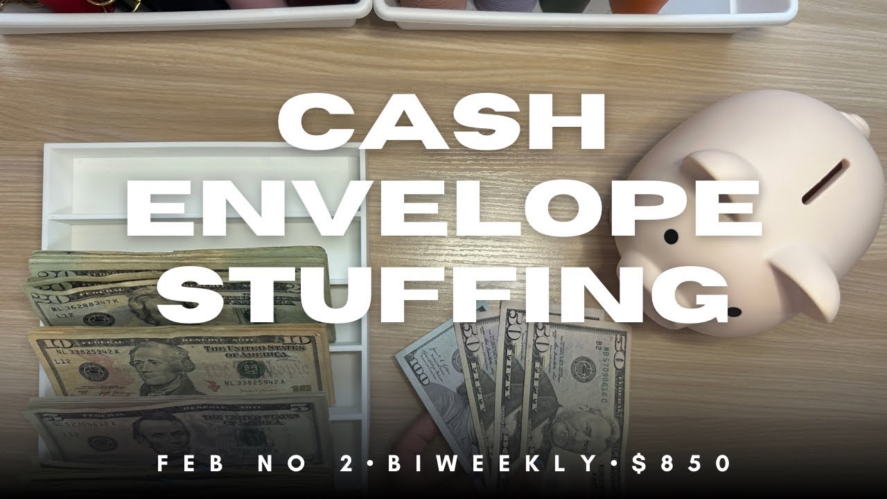 Cash Envelope Stuffing | Sinking Funds | $850