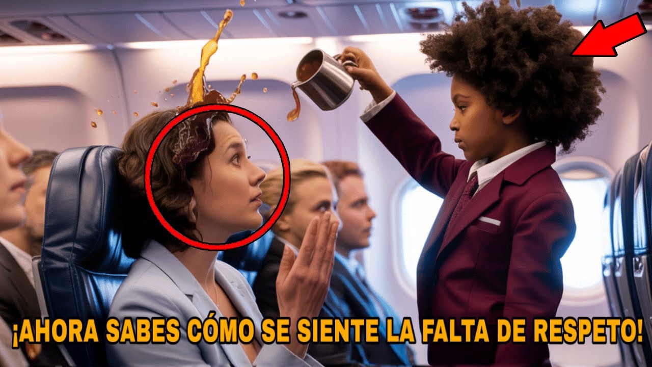 «Pasajera blanca derrama café sobre chica negra en vuelo — su reacción impacta al mundo»