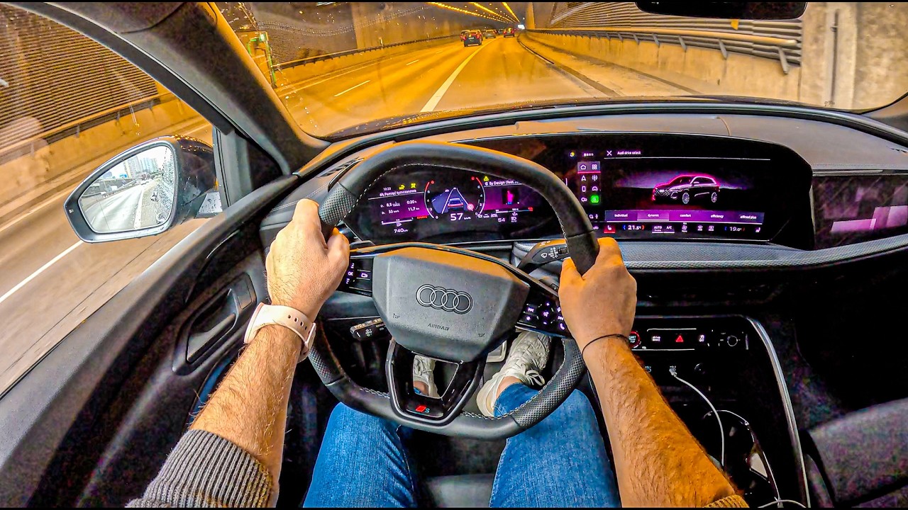 NEW Audi Q5 🇩🇪 (2.0 TFSI Quattro 204 hp) | POV Test Drive #2381 Joe Black