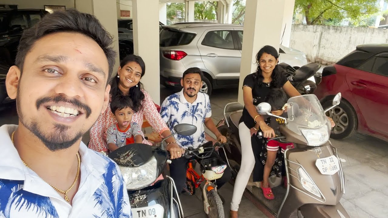 😍 ஒரு வழியா வண்டிய கழுவி பூஜை போட்டாச்சி  😍 || @Arun_Aravind_Twins