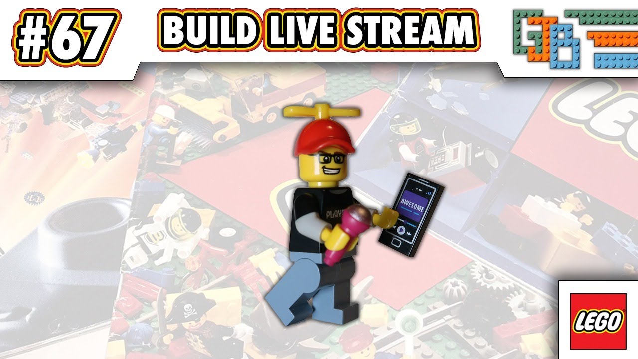 LEGO LIVE STREAM BUILD #67 - live with GJBricks and Friends