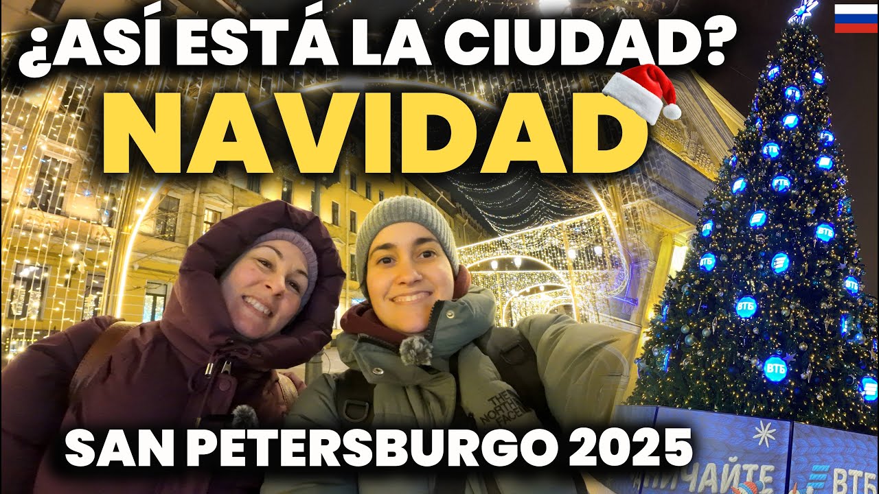 ¿Se CELEBRA la NAVIDAD en Rusia? l❄️🎄Recorriendo la ciudad 2025.🇷🇺 #youtube #navidad2025 #vlogs