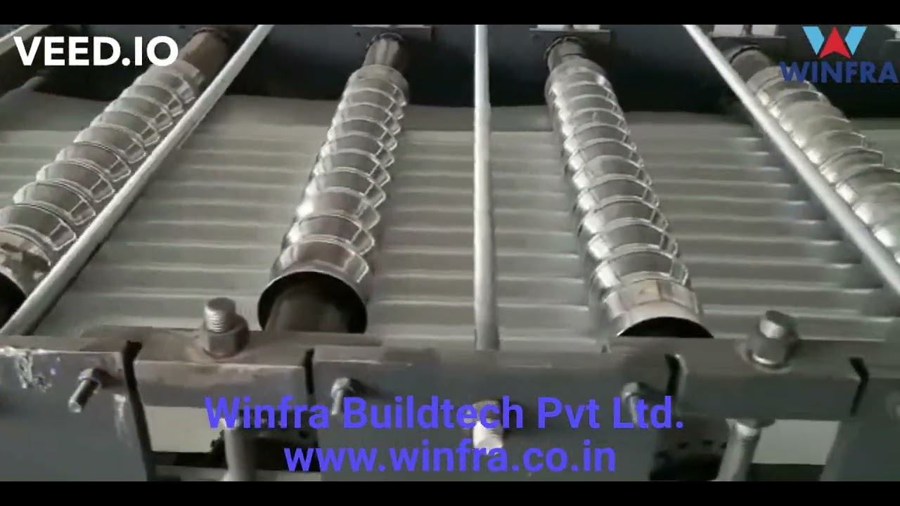 Winfra Zincalume Water Storage Tank ZA Sheet Roll Forming Machine