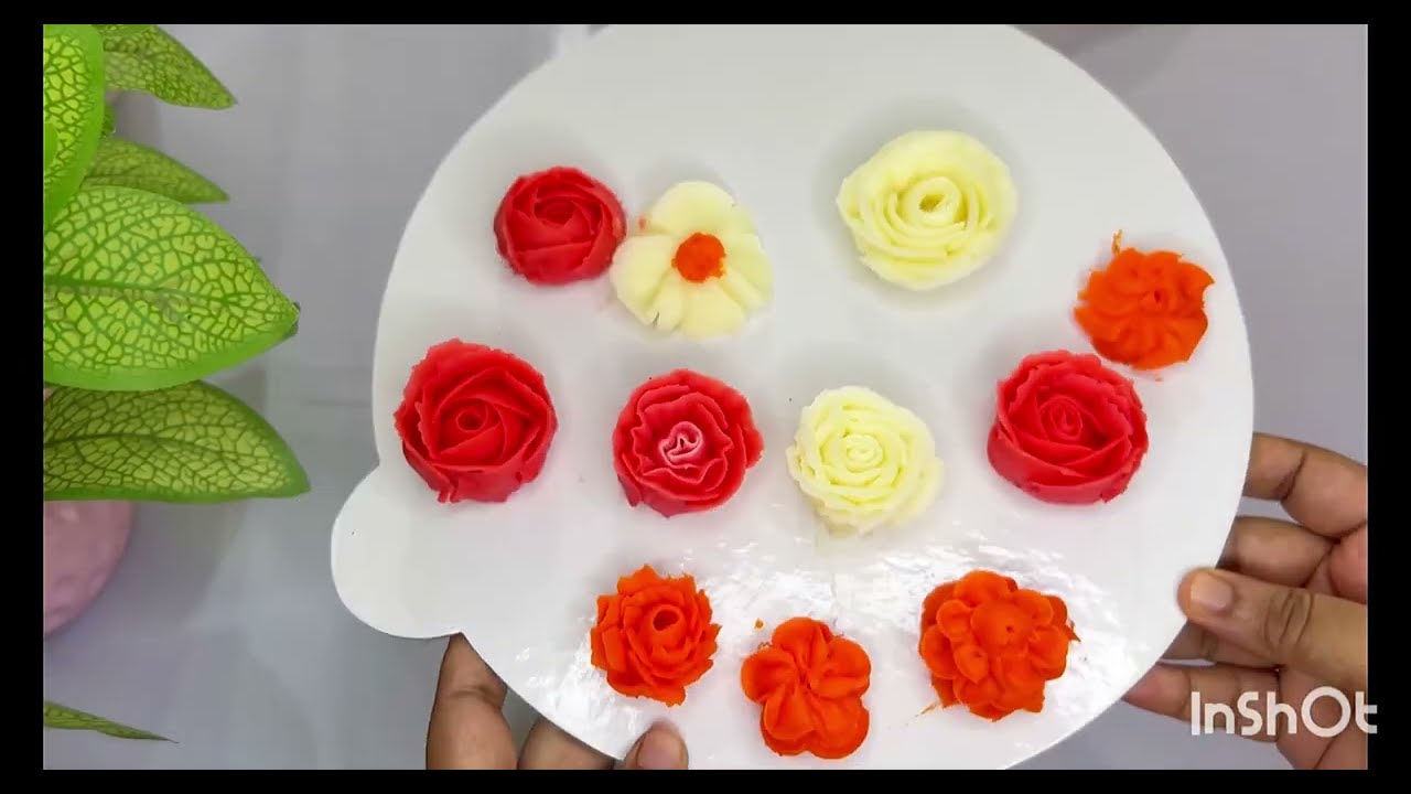 Flexible cream flower/jelly cream