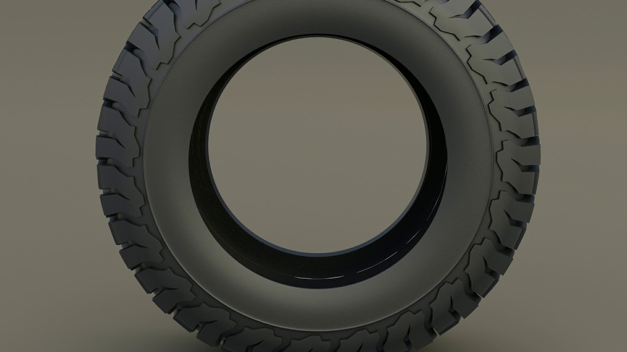 BF Goodrich AT Tire 3D Model
