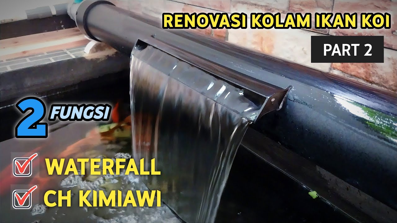 Cara Membuat Waterfall Portabel dari Pipa Paralon PVC dan Skema Perpipaannya