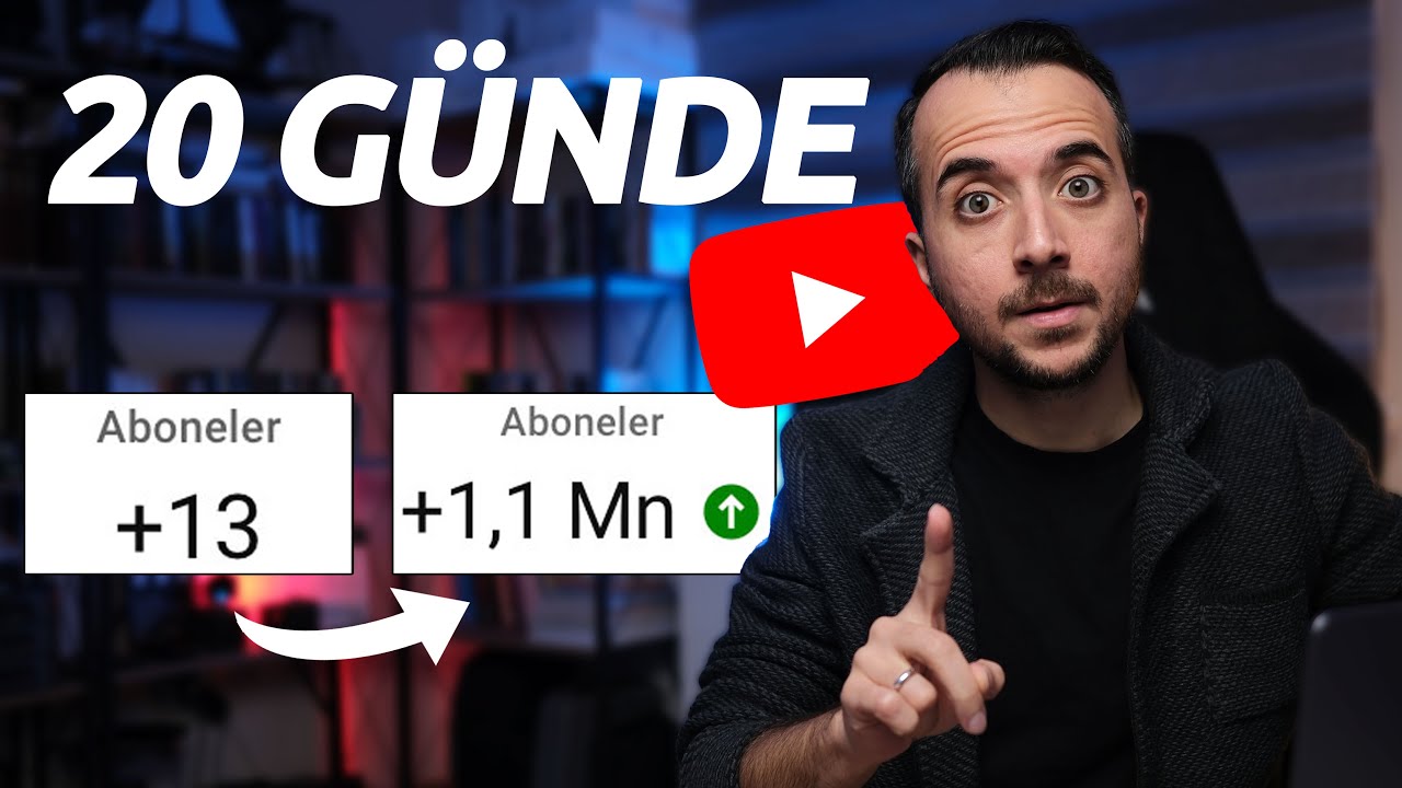 Youtube’da 20 Günde 0’dan 1 Milyon Aboneye Ulaştık!
