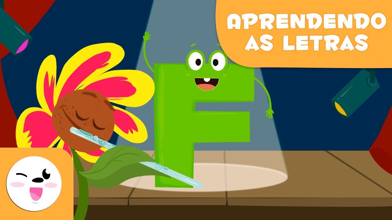 Aprenda a letra F com a flor Fiona | Abeced&aacute;rio