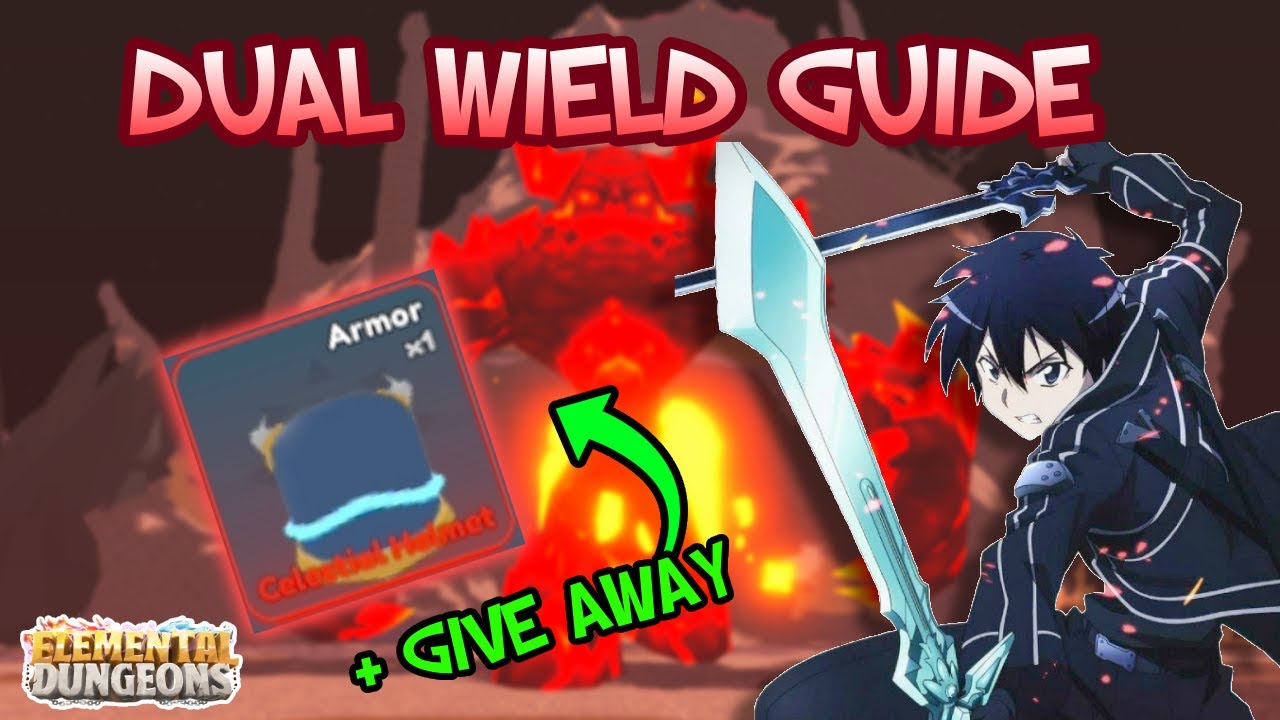 Dual Wield Guide & Giveaway | Elemental Dungeons | Roblox