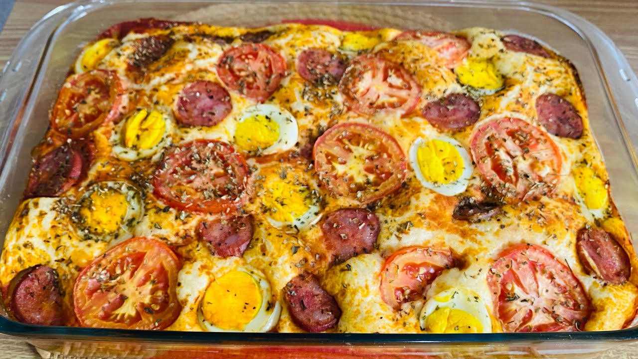 TORTA DE FORNO, LANCHE RÁPIDO E FÁCIL 