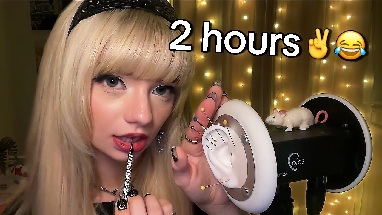this ASMR is 2 hours long (3Dio)