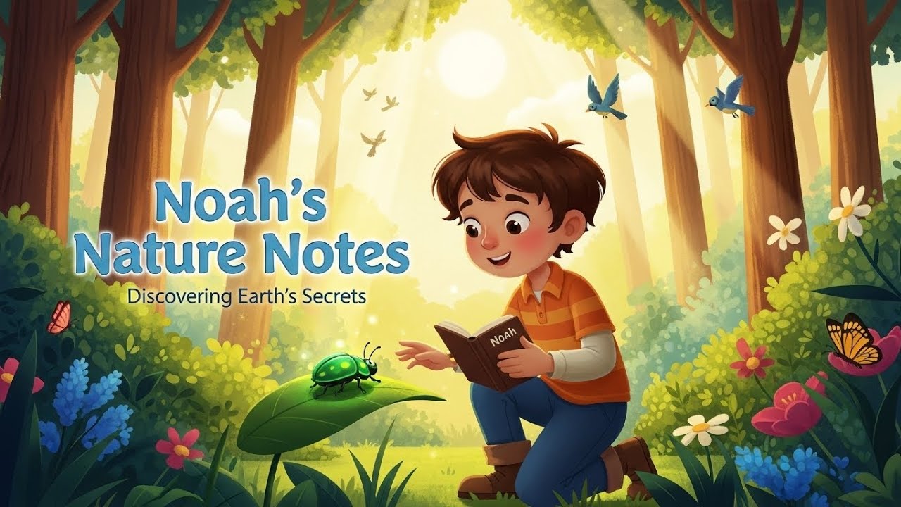 Noah’s Nature Notes: Discovering Earth’s Secrets | Educational Story