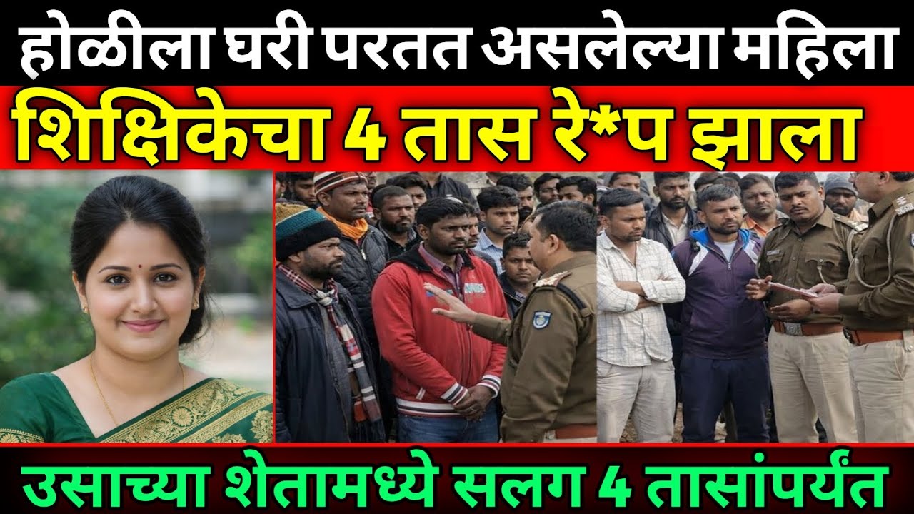 होळीला घरी परतणाऱ्या एका महिला शिक्षिकेसोबत मोठा अपघात घडला/पोलिसही रडू लागले/Crime Story Marathi