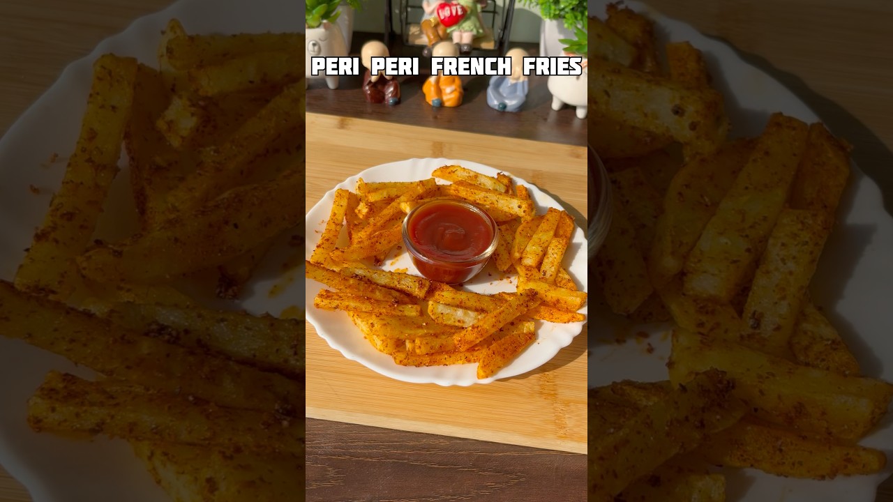 Peri Peri French Fries Recipe #shorts #recipe #potato #snacks #trending #shortsfeed #viral #cooking
