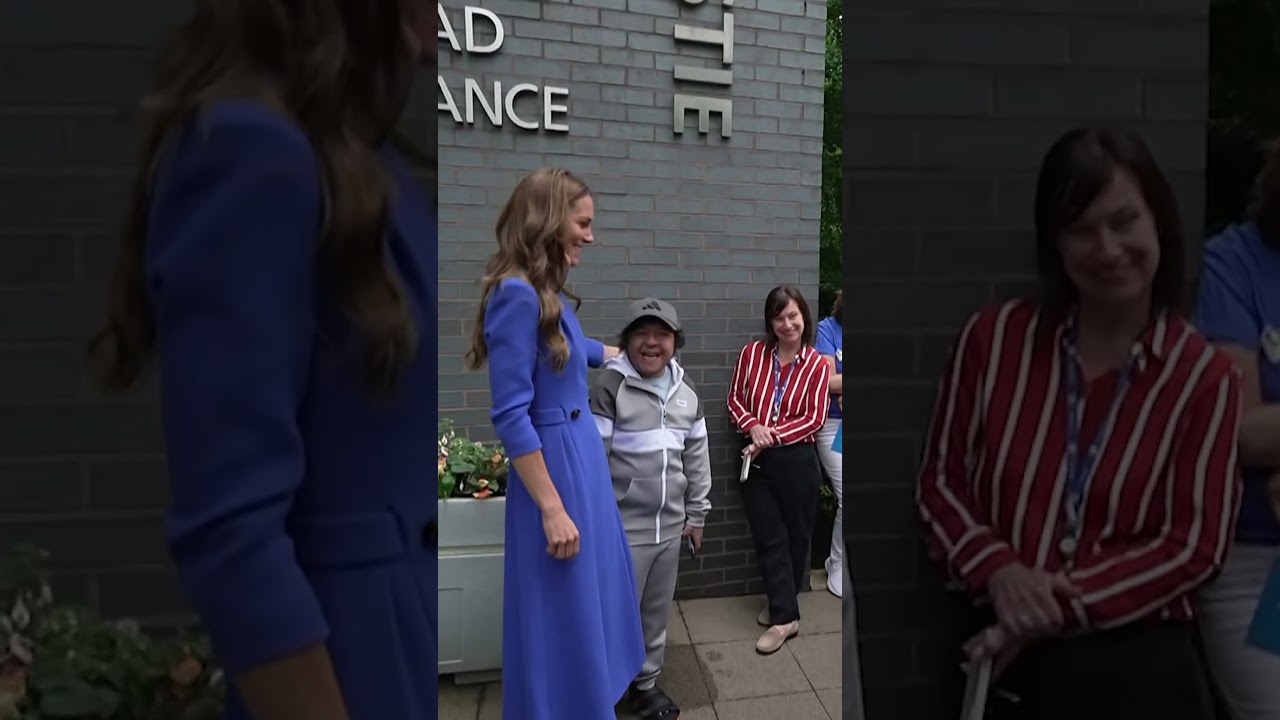 Принцесса Кэтрин встречается с юным пациентом, больным раком #catherineelizabeth