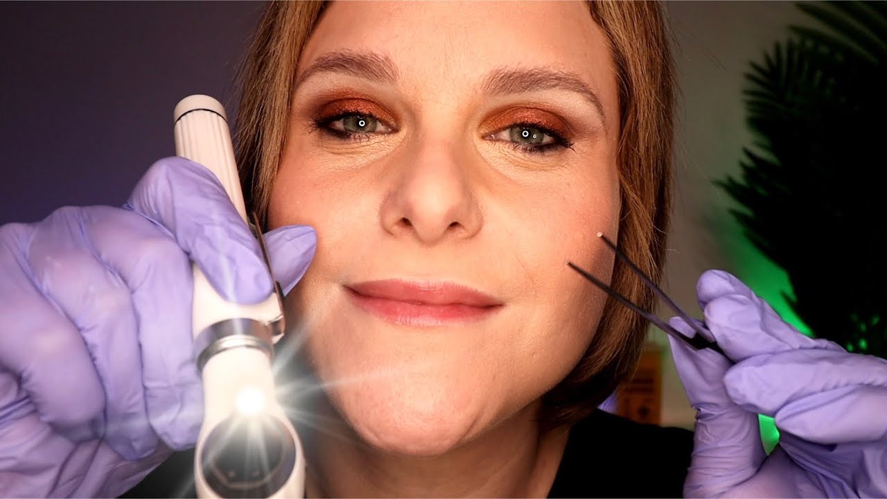 ASMR Sinus & Nose Exam With Cleaning: Something’s Stuck Up Your Nose!!