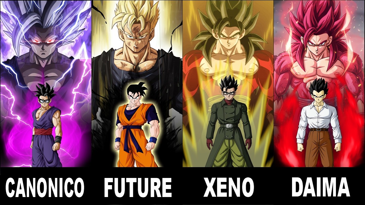 TODOS los TIPOS DE GOHAN oficiales que existen - Dragon Ball Super