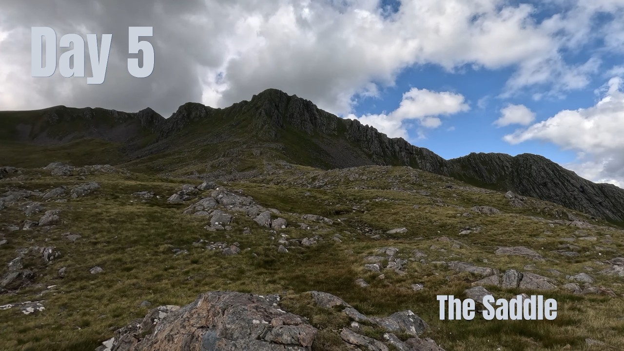 Cape Wrath Trail Day 5 - Kinloch Hourn to Glenshiel Campsite