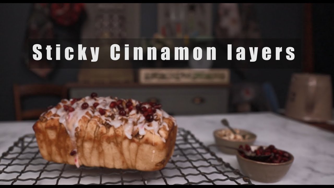 Sticky cinnamon layers