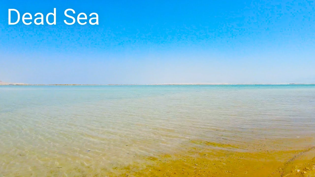 🏝️ DEAD SEA, ISRAEL Ambience, Soothing Sea Waves Sounds for Relaxation, Sleeping, Meditation, Study