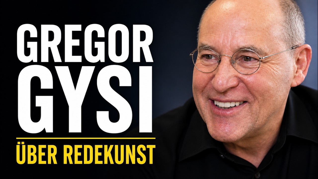 Gregor Gysi über Redekunst, unterhaltsame Rhetorik und Rhetoriktraining