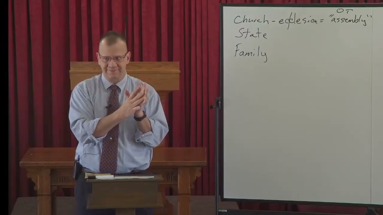 Pastor Peter Dietsch Teaches a Series on Church Membership 101 (Session 23) - Vow Number 5.