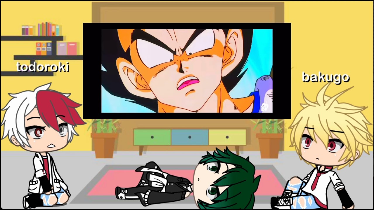 Bnha reacciona a goku