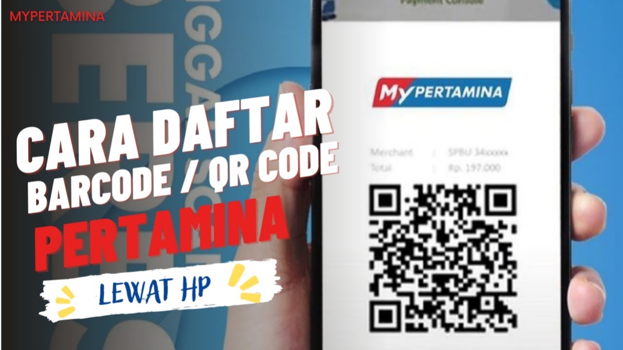 CARA DAFTAR BARCODE MYPERTAMINA TERBARU | DOWNLOAD QR CODE PERTALITE DAN SOLAR SUBSIDI