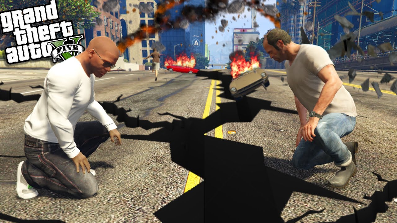 ЗЕМЛЕТРЯСЕНИЕ, КОТОРОЕ ПРИВЕЛО К КОНЦУ СВЕТА (Модификации GTA 5)