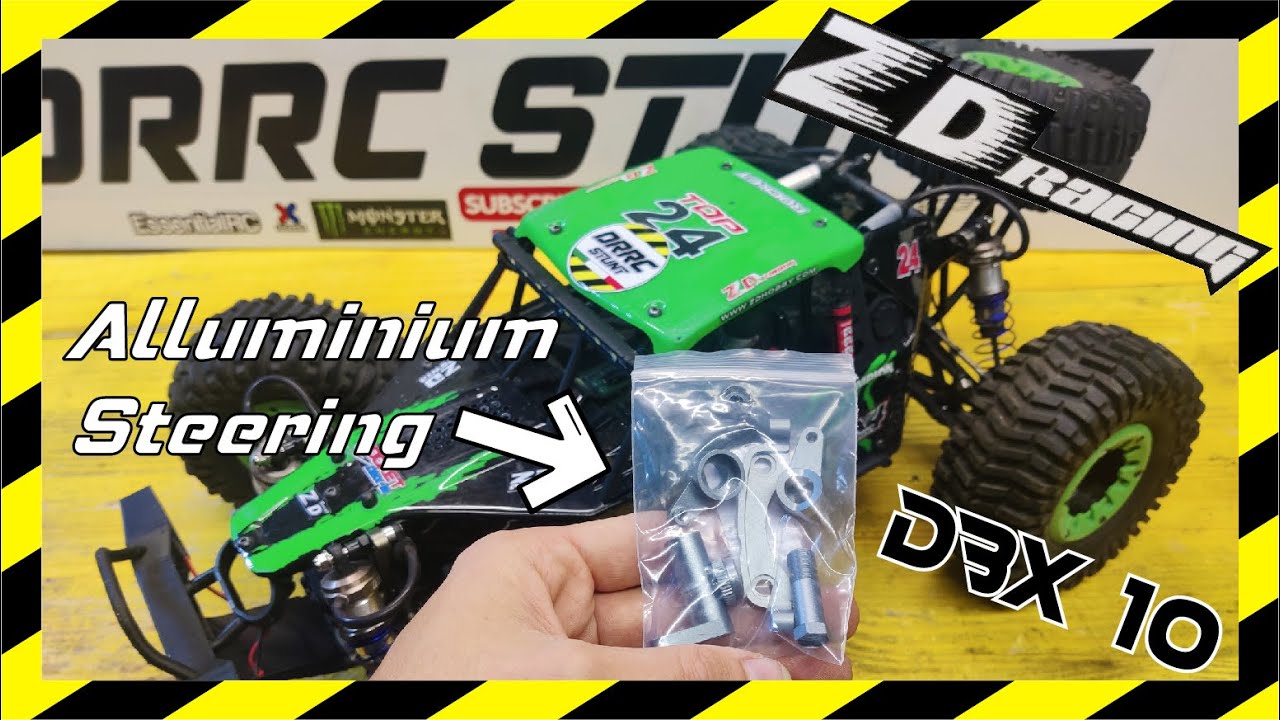 ZD Racing DBX 10 alluminium steering, disassembly and reassembly
