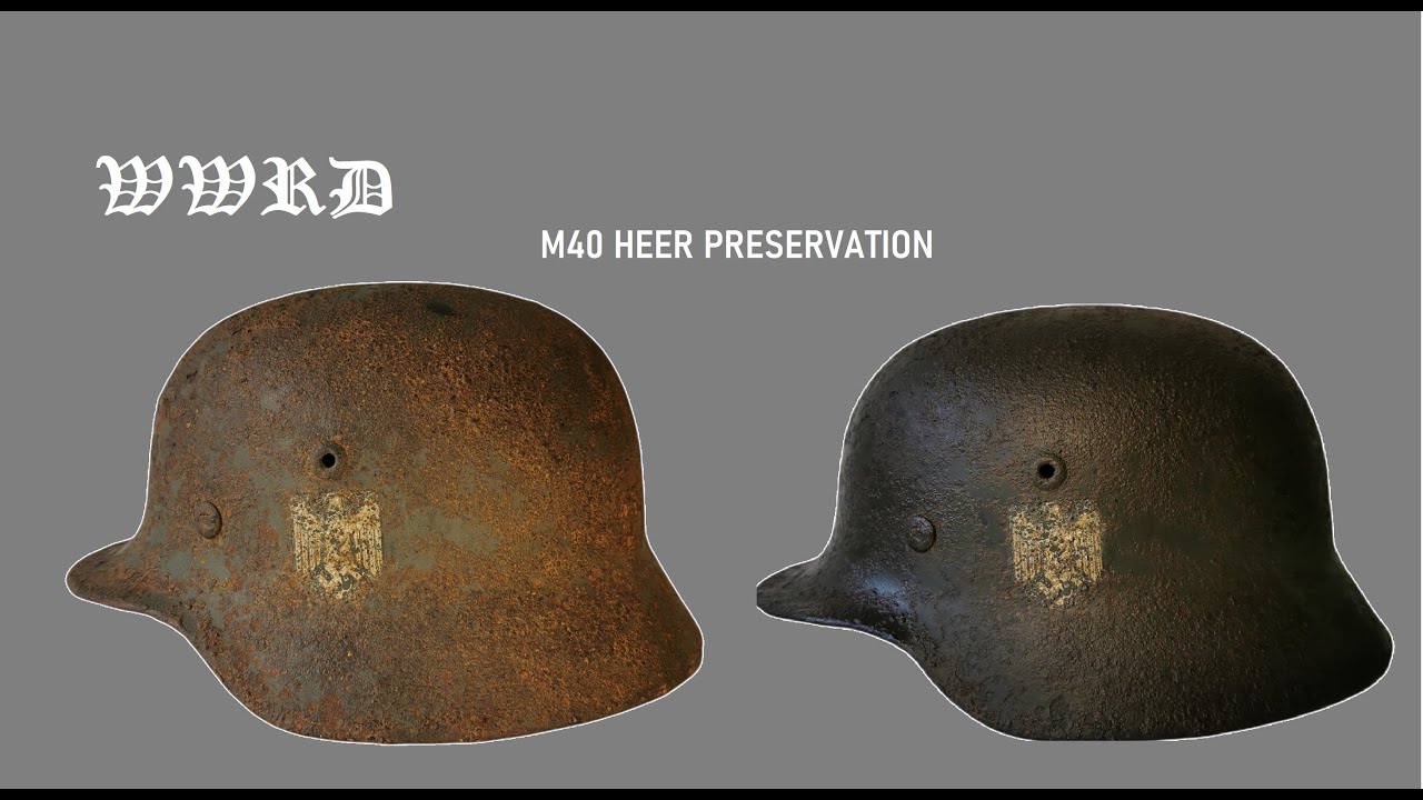 German WW2 M40 helmet HEER decal