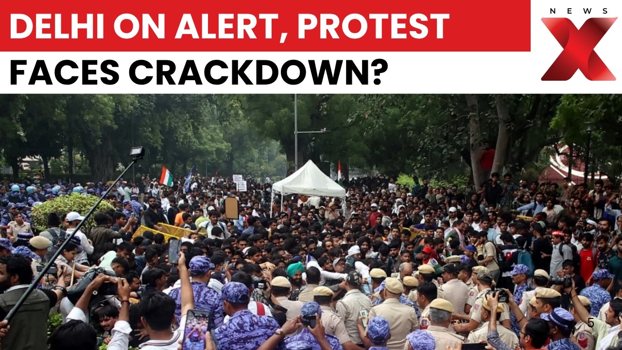 Delhi Protest Alert: 26,000 Personnel Deployed Ahead Of CJP Rally Demanding CEC Gyanesh Kumar&rsquo;s Resi
